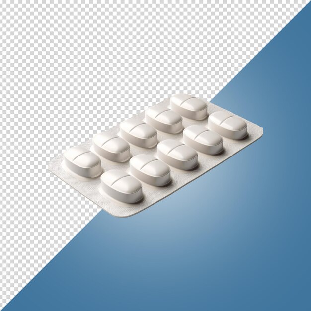 Pharmaceutical medicine pills isolated