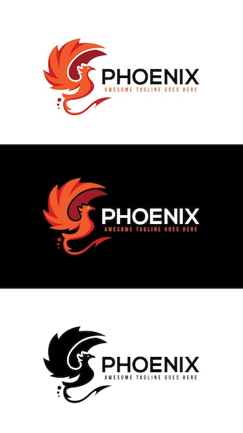 Phoenix dragon Logo