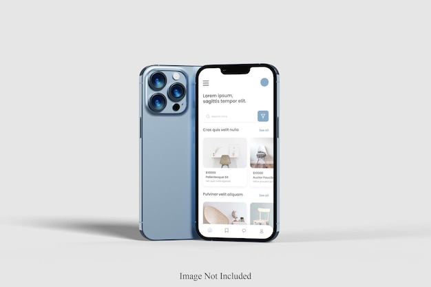 Phone 13 pro max mockup design