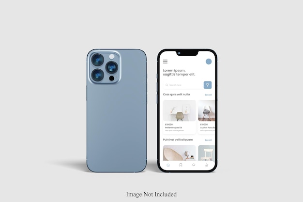 Phone 13 pro max mockup design