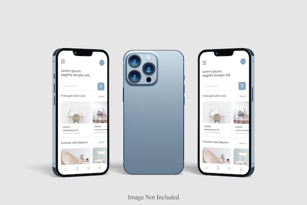 Phone 13 pro max mockup design