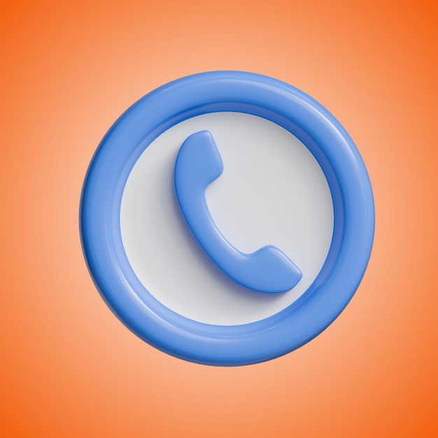 Phone 3d icon