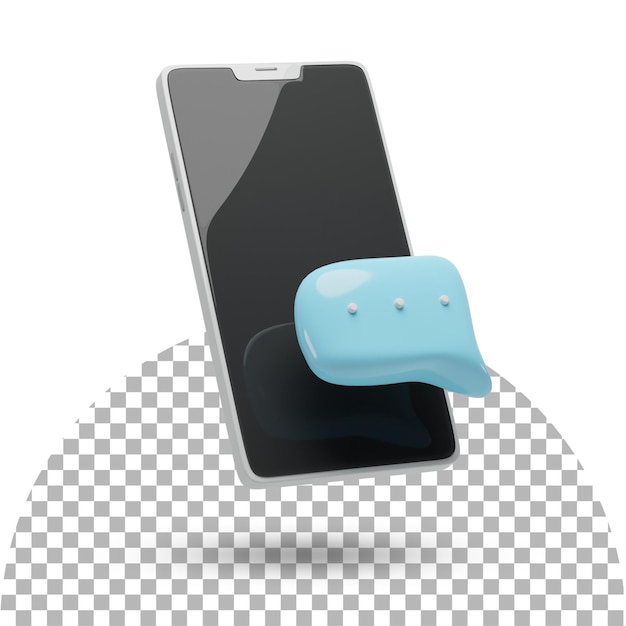 PSD phone 3d render