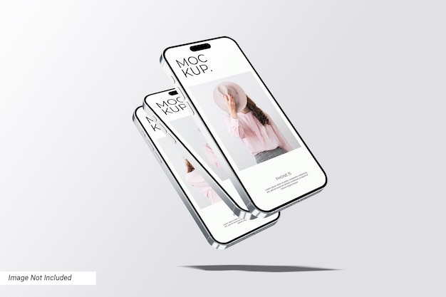 PSD mockup della schermata dell'app del telefono