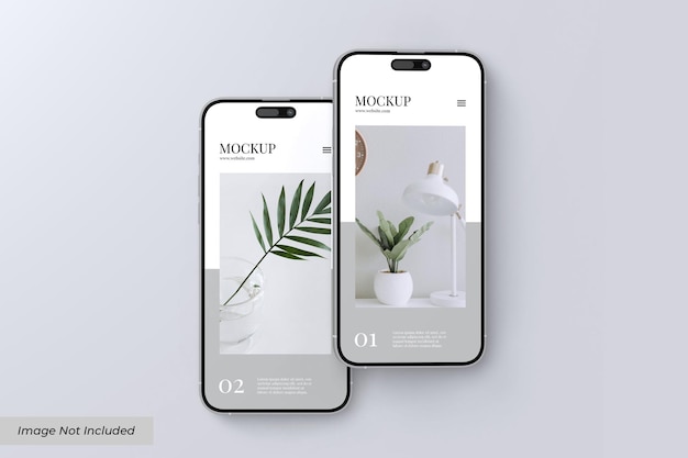 phone app screen mockup