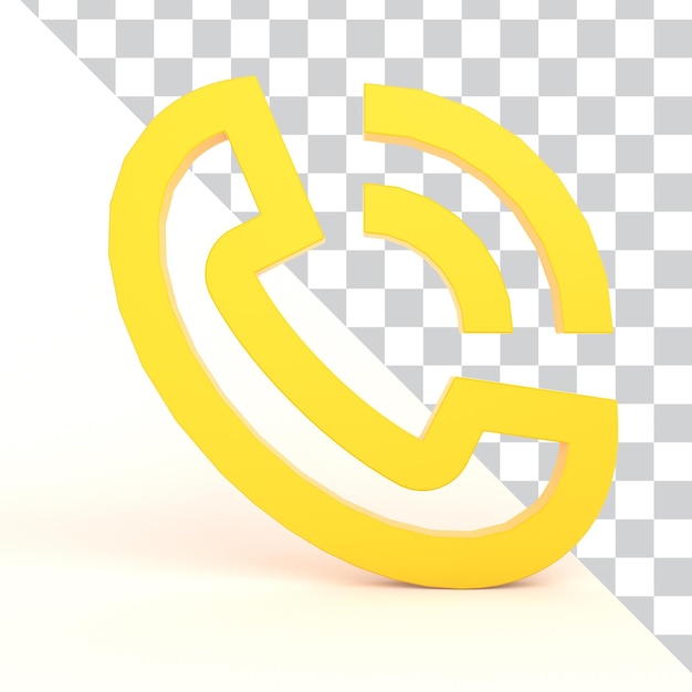 Phone Call Icon Front Side