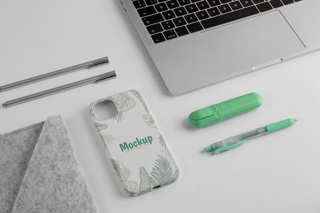 Phone case hand mockup design