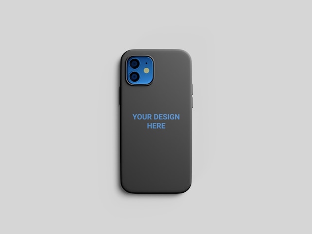 Mockup di cassa del telefono isolato