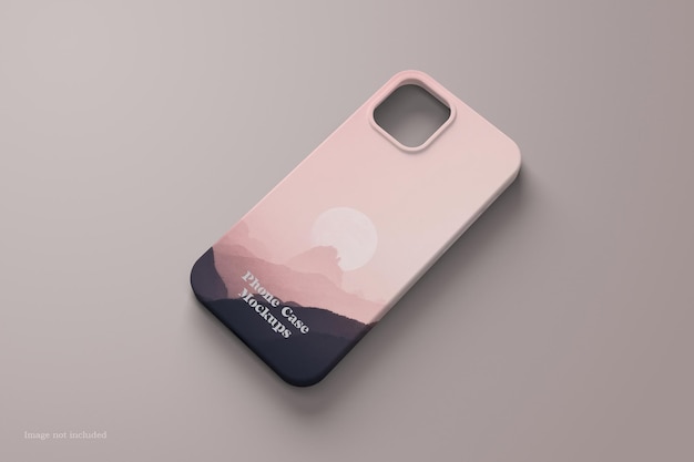 Phone Case Mockup Perspective View