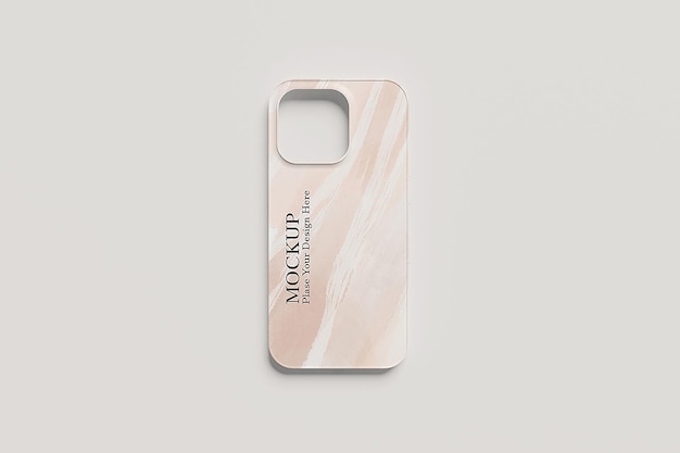 PSD a phone case with a marble pattern on the back.