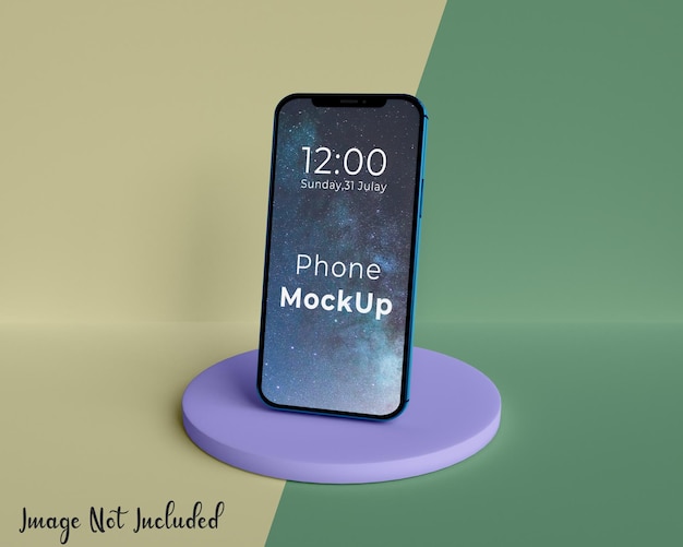 Phone customizable mockup