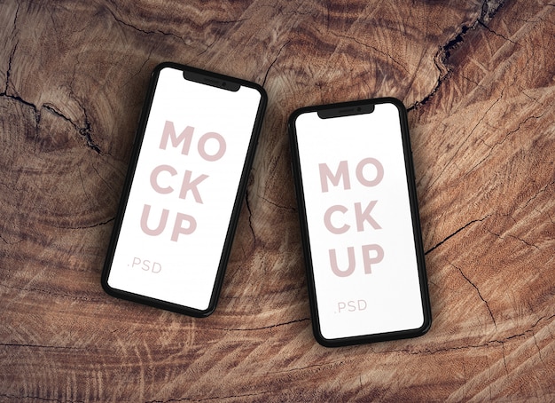 PSD display del telefono mockup