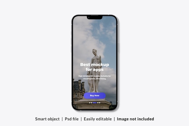 PSD phone display mockup