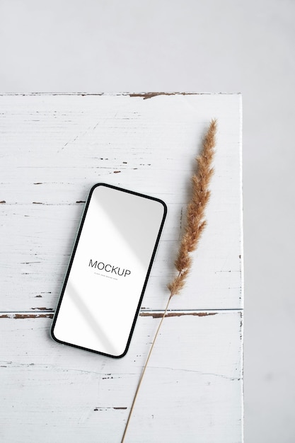 a phone minimal branding mockup