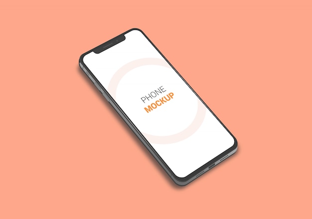 Modello di telefono mock-up