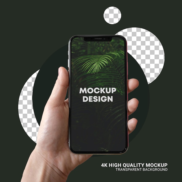 Phone mockup transparent background