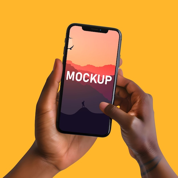 PSD phone mockup