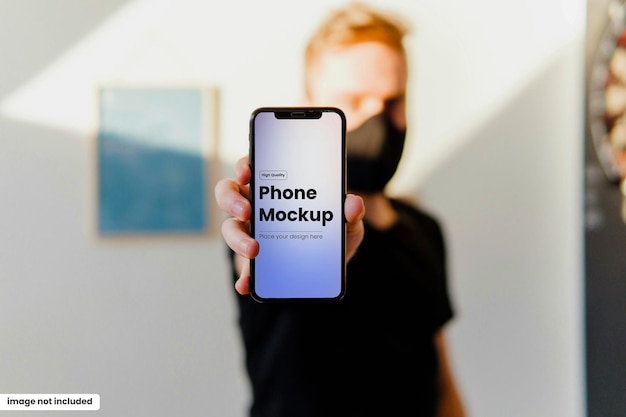 a phone mockup