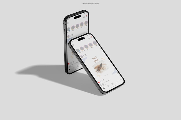 PSD mockup del telefono