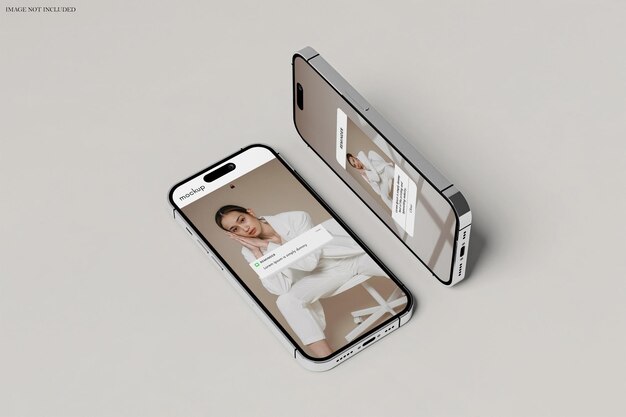 PSD mockup del telefono