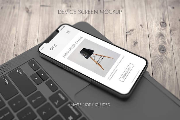 Schermo del telefono - mockup del dispositivo