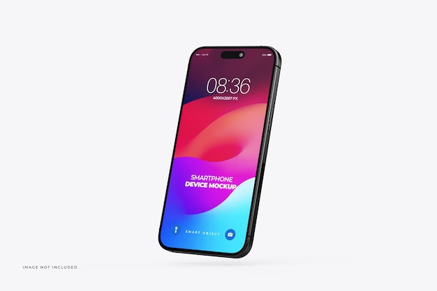 Phone Screen Floating UI UX Mockup