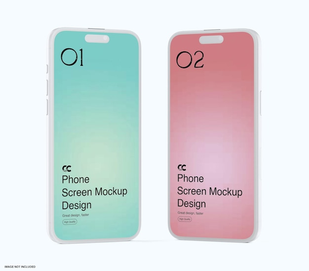 phone screen mockup design