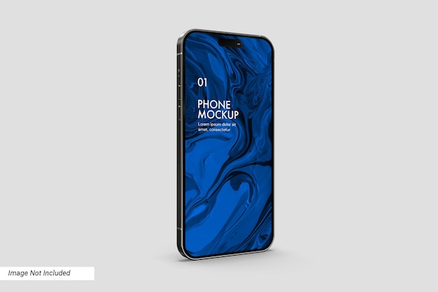 PSD phone screen mockup front view