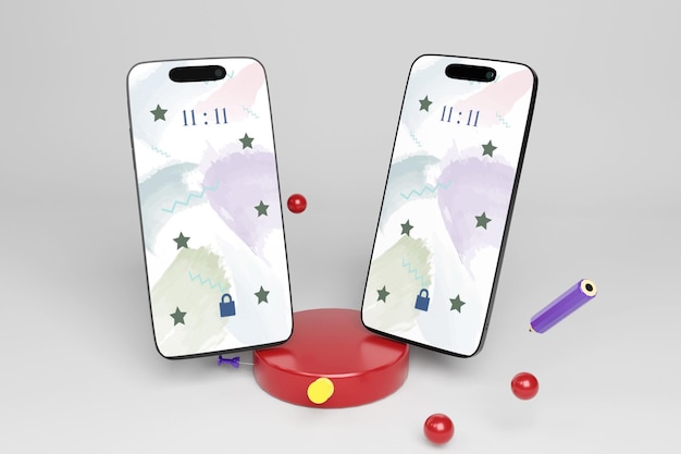 Phone Screen Mockup Template