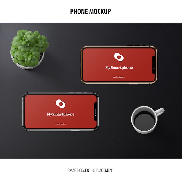 phone screen mockup