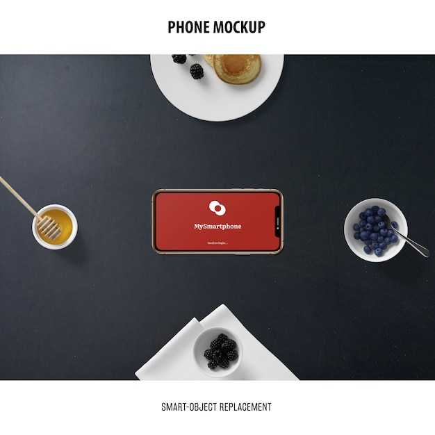 phone screen mockup