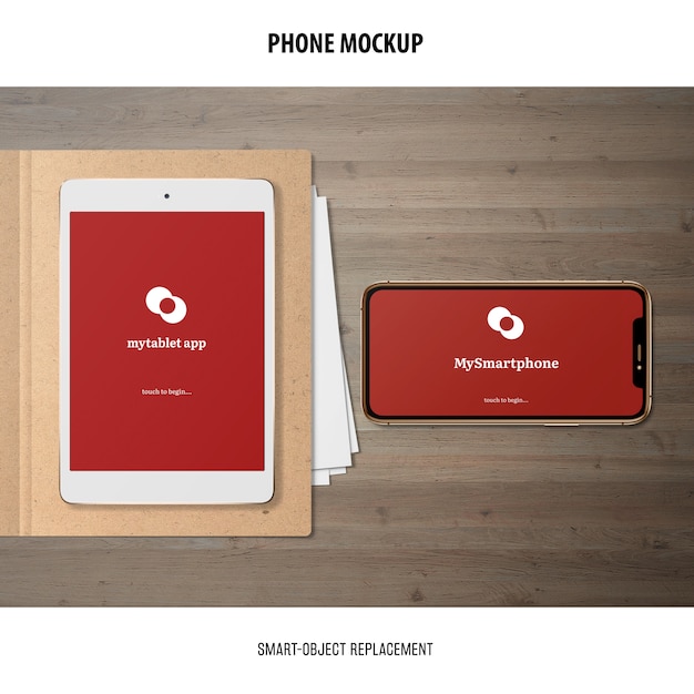 phone screen mockup
