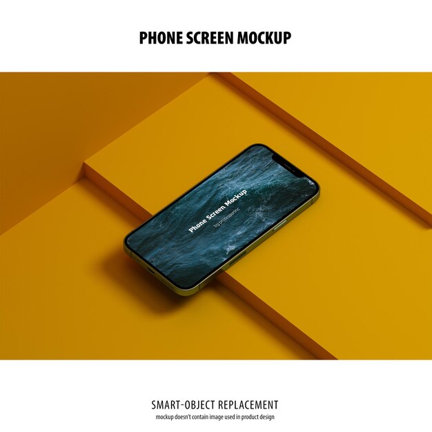 Phone screen mockup