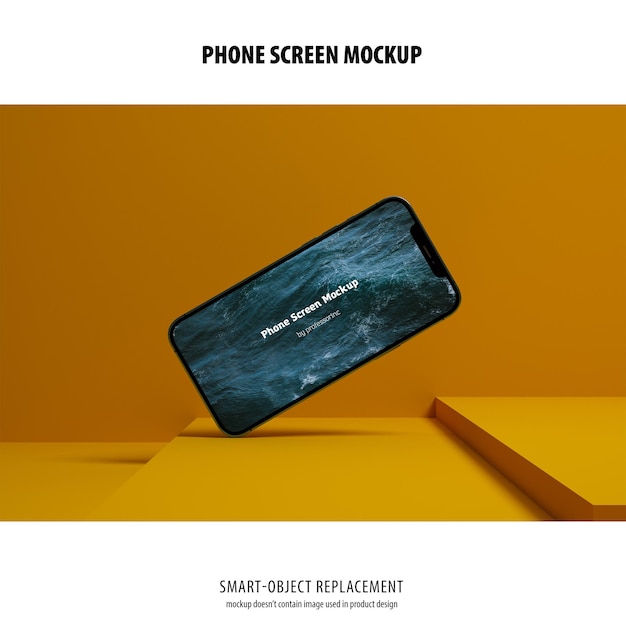 Phone screen mockup