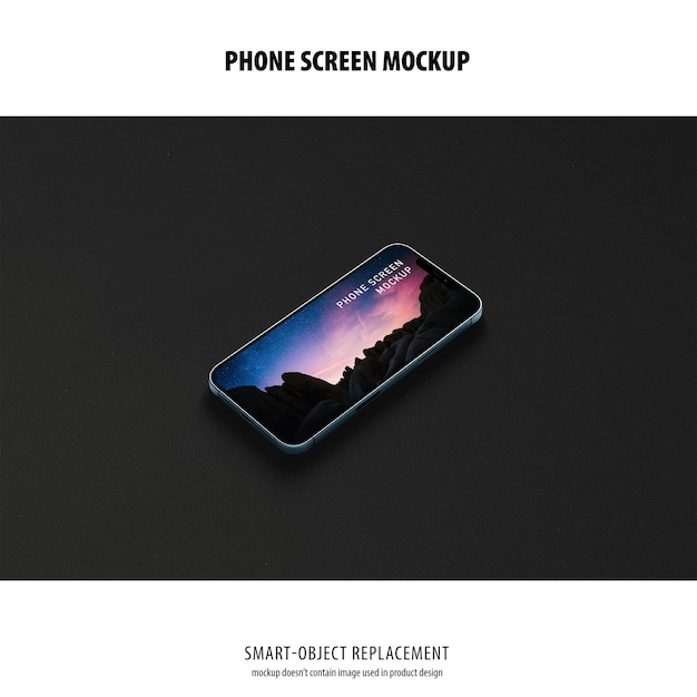 Phone screen mockup