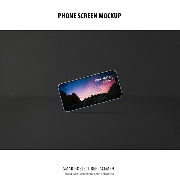 Phone screen mockup