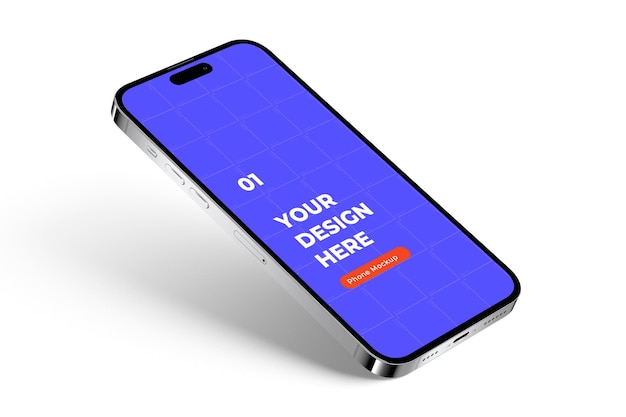 Phone screen mockup