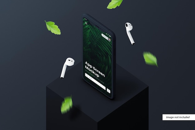 Phone screen mockup