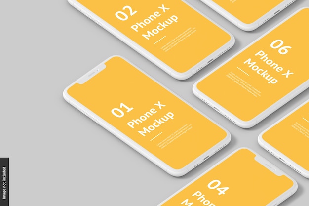 PSD phone screen mockup