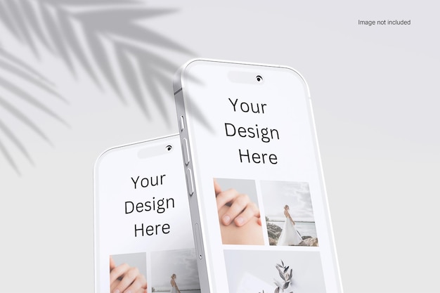 PSD phone screen mockup