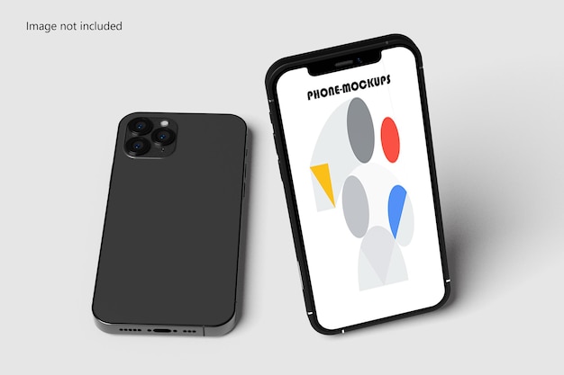 Phone and screen mockup