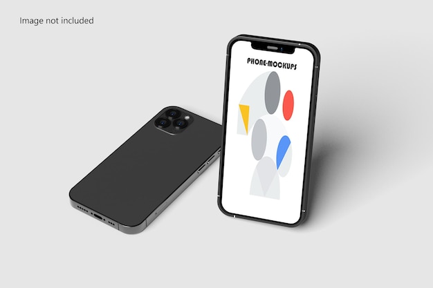 Phone and screen mockup