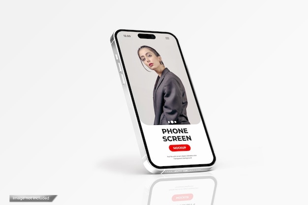 Mockup dello schermo del telefono