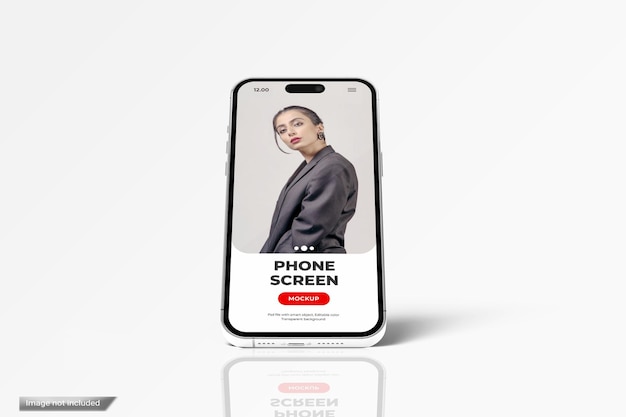 Mockup dello schermo del telefono