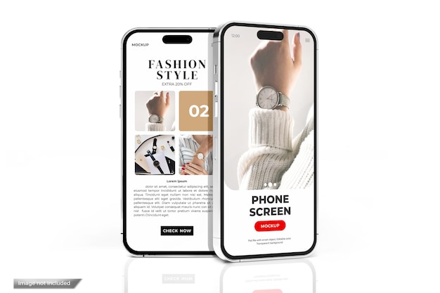 Premium PSD | Phone screen mockup