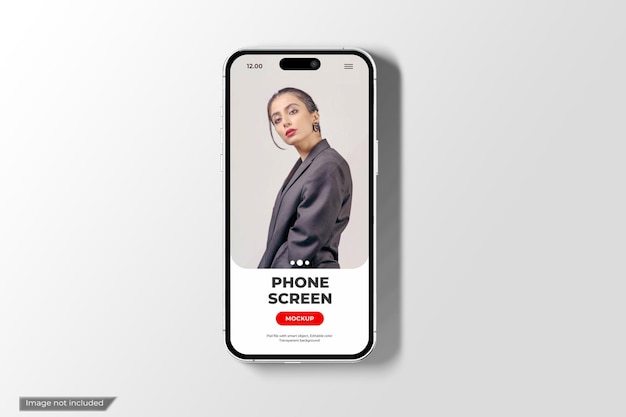 PSD phone screen mockup