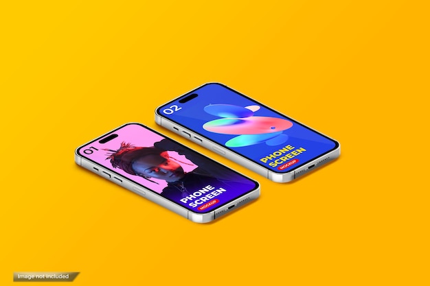 PSD phone screen mockup