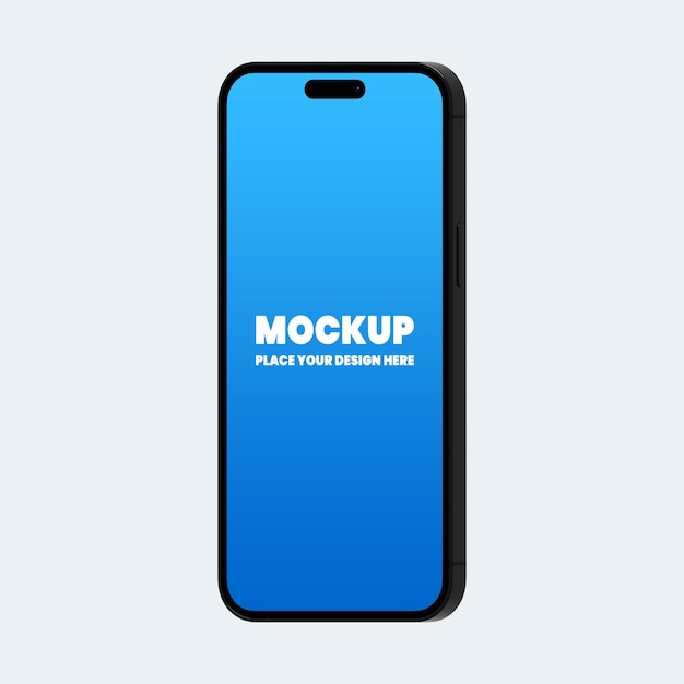 Phone screen mockup