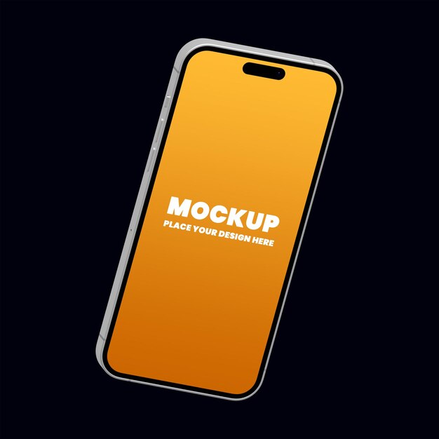 Phone screen mockup