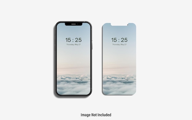 PSD phone and screen mockup